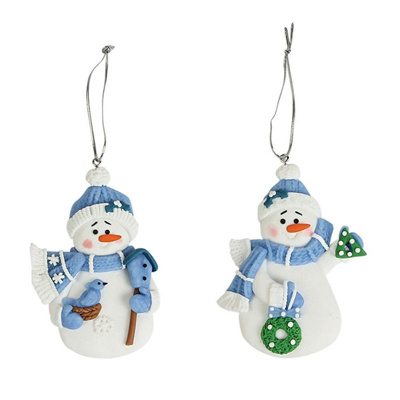 XMAS Soft Pottery Christmas Products Christmas Decoration Little Snowman