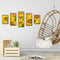5D DIY Full Square Drill Diamond Painting 5 Panel Sunflower Mosaic Handmade