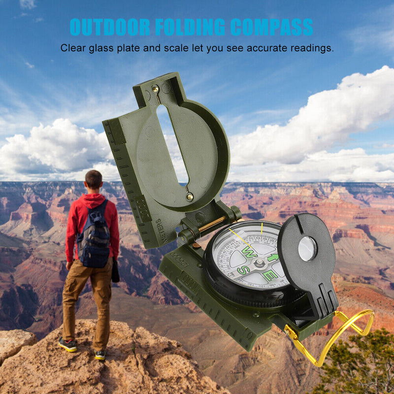 Portable Compass Camp Hiking Survival Navigation Compass for Outdoor Activities