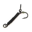 European Fishing Hooks with Screw Fishhooks Ocean River Lake Fishing Accessories
