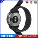 Nylon Loop Strap for Garmin Fenix 7S/6S/5S Watch Band (20mm Black)