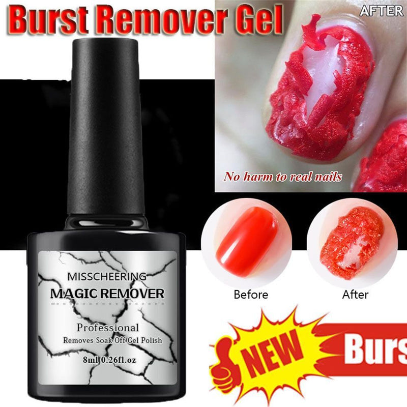 Art Acrylic Soak off  No Harm Burst Nail Gel Magic Remover Nail Polish UV Gel