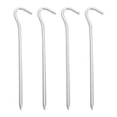 4pcs Garden Stakes with Hooks Awning Canopy Tent Nails for Hammock Awning Can