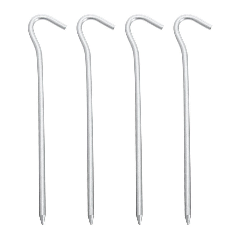 4pcs Garden Stakes with Hooks Awning Canopy Tent Nails for Hammock Awning Can