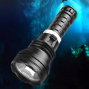 Super Bright XHP70 LED Diving Flashlight Waterproof Professional Diving Lig