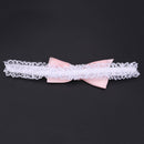 1pc Bow Satin Ribbon Hairbands Children Girls Hair Accessory Headwear(Pink)