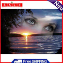 5D DIY Full Drill Diamond Painting Eyes Sea Cross Stitch Embroidery Mosaic Kit