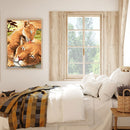 Lion Cub and Mother Diamond Painting Kits Full Round Drill Wall Decor Art C