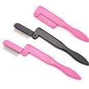Women's Fashion Beauty Steel Needles Lash Comb Eyelash Separator Metal Brush