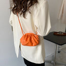 Women Crossbody Bag Cloud Day PU Leather Clutch Design Shoulder Handbag Purses