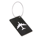 Aluminum Alloy Luggage Tag Portable Travel Luggage ID Cards Label Straps Holder