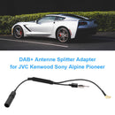DAB + Antenna Splitter Adapter with Amplifier for Sony JVC Kenwood Car Radio