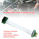 PCI Express Extension Cable 36-Pin PCIe 1X FPC Converter Cord for Motherboard