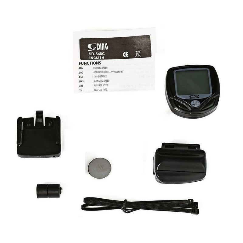 AutoStart Wireless Bicycle Cycling Bike Computer Speedometer Odometer Meter