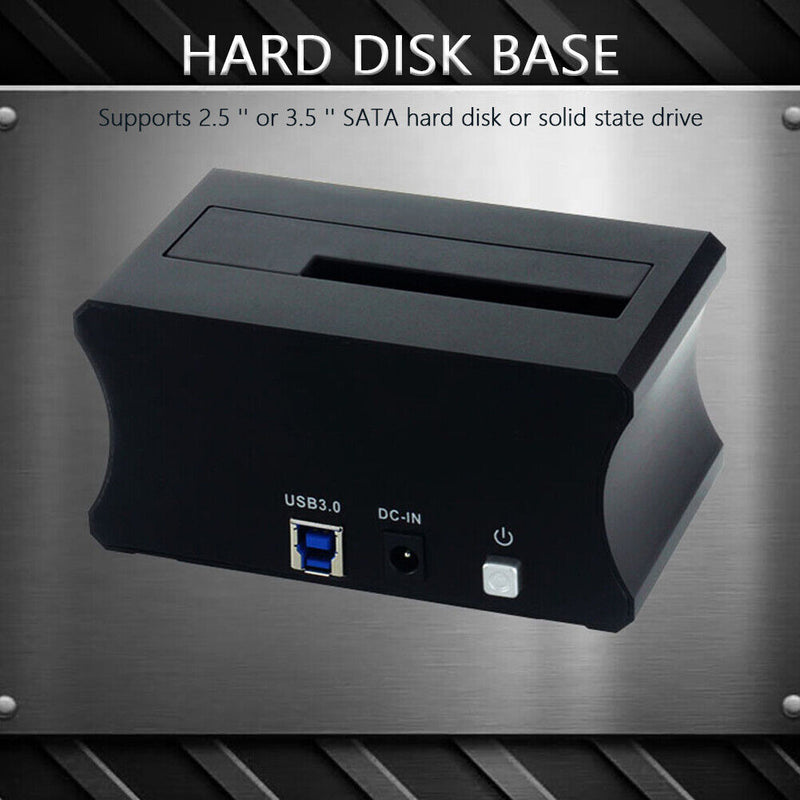 2.5 3.5 inch SATA USB HDD SSD Docking Station Hard Disk Base Universal (EU)