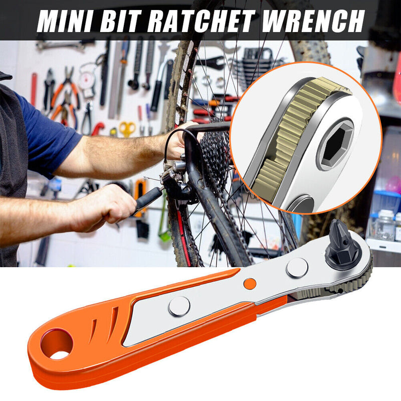Hexagon Torx Ratchet Spanner Quick Release Socket Driver Allen Key Wrench Newly