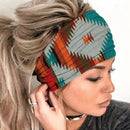 Women Wide Headband Chrysanthemum Floral Print Girl Yoga Hairband (Style 3)