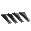 Carbon Look Car Diffuser Kit Spoiler Wing Lip Shark Fins Car Rear Bumper