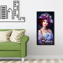11CT 3 Beach Printed Full Embroidery Lady Needlework DIY Cross Stitch Kits