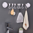 Movable Punch-free Tableware Rack Wall Hanger Single Rod Hook Storage Shelf