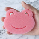 Child Bath Sponge Soft Baby Rubbing Brush Cartoon Bath Artifact (Frog) Newly
