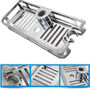 Bathroom Shelf Shower Pole Storage Rack Organiser Tray U Holder K C0H6