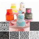 6pcs Floral Texture Sheet Set Sugar Craft Decoration Texture Mat Cake Mold