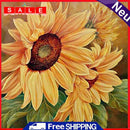 5D DIY Diamond Painting Full Round Drill Sunflower Decor Rhinestone Art Crafts