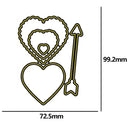 Love Metal Cutting Dies Stamps DIY Embossing Album Paper Card Stencils Die Cr