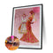 5D DIY Part Special Shaped Drill Diamond Painting Lady Kit Drawing (Y093) Newly
