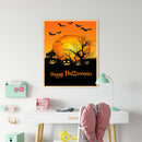 Halloween Pumpkin Bat Oil Paint By Numbers Kit Art Decor 40x50cm (B1602)