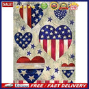 5D DIY Diamond Painting Flag Full Drill Rhinestone Mosaic Art Picture for Hom