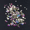 art Decor Glitter Glass Flatback Rhinestone Bottom Crystal Nail Art Rhinestones