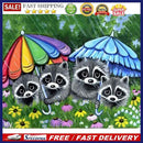 5D Diamond Painting Kit Animal Full Round Drill Rhinestone DIY Decoration Gif