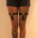 Gothic Accessories Pu Leather Heart Leg Garter Straps Garter Belt Thigh Harness