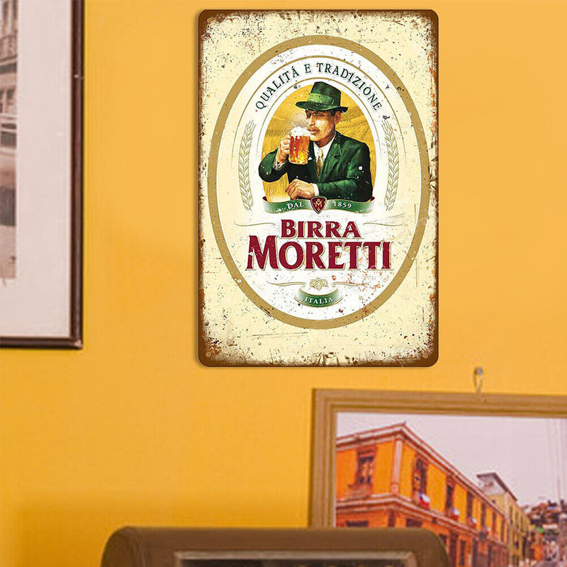 Tin Plaques Wall Signs Bar Pub Retro Beer Metal Plate Poster Painting (D) Newly