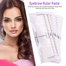 Practical Permanent Makeup Eyebrow Skin Ruler Paste Tattoo Measuring Tools