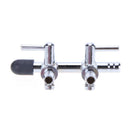 Air Flow Line Stainless Steel Control Valve Aquarium Pump Splitter(2-way)