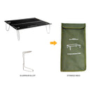 Ultralight Outdoor Folding Aluminum Camping Table Mini Picnic Table with Bag