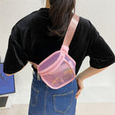 Chest Bag Women PVC Transparent Bum Fanny Packs Phone Pouch Travel Sport Purse