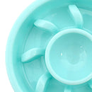 Dog Feeding Bowls Slow Eating Feeder Dish Plastic Pet Anti Choking Food Pla