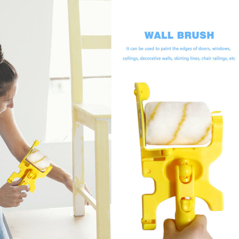 Clean-Cut Paint Edger Roller Brush Edging Tool for Wall Ceiling Painting Newly
