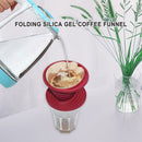 Silicone Pour Over Coffee Dripper Filter Reusable Cone Drip Cup Foldable Ma