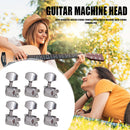 6pcs String Tuning Pegs Semiclosed Machine Heads for Folk Guitar (Right) Newly