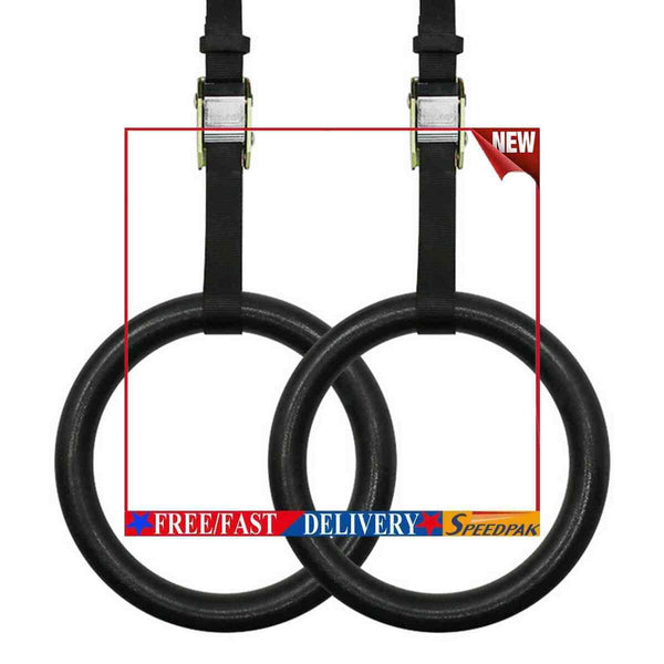 Fitness Ring with Adjustable Buckle Straps Non-Slip Gym Ring for Exercise #F