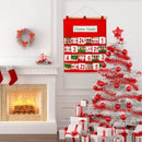 Claus Wall Hanging Christmas Countdown Calendar Christmas Decorations Fabric