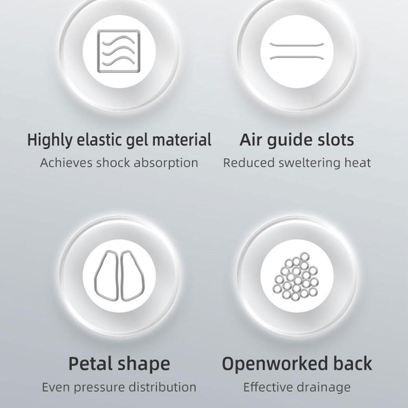 Motorcycle Seat Cushion Shock Absorption Motorbike Seat Pad Waterproof Gel Pad`