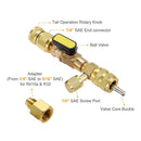 R410A R22 Valve Core Removing Installing Tool 1/4"" Male SAE for HVAC System