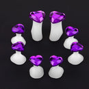 8pcs/set Silicone Toe Separators Spacers Manicure Pedicure Tool(Purple) Newly
