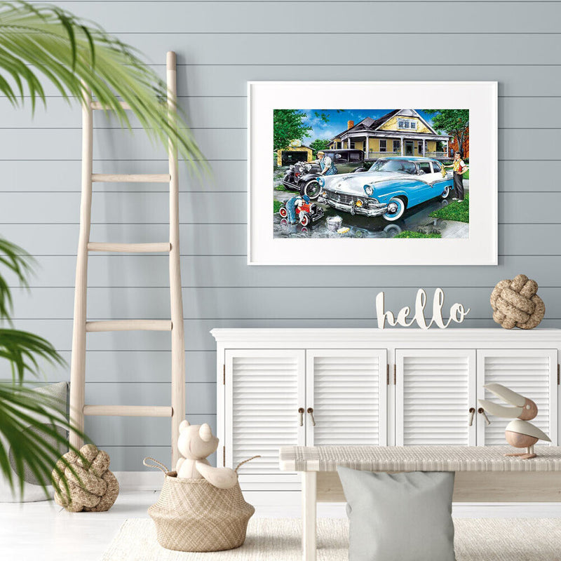 5D Full Round Drill Diamond Painting Kit Outdoor Vehicle Art Decor for Adults